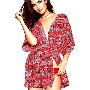 VICTORIA’S SECRET: Swimsuit Heart Cover-Up Robe - Size One Size